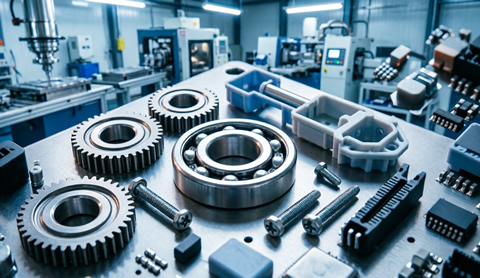 Hardware plastic electroplated products